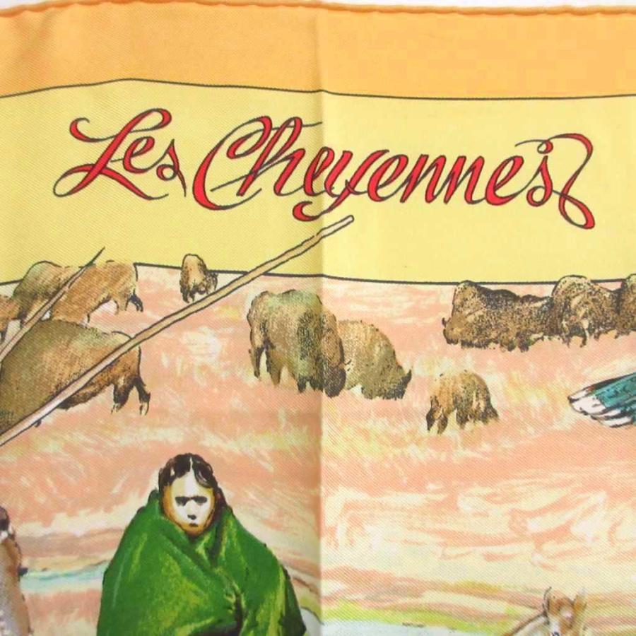 エルメス スカーフ カレ90 Les Cheyennes シャイアン族 シルク エルメス スカーフ カレ90 Les Cheyennes シャイアン族 シルク - メルカリ