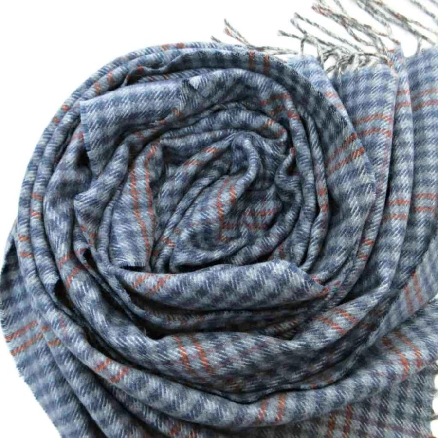 ビームスエフ BEAMS F 美品 別注 AGNONA アニオナ カシミア マフラー