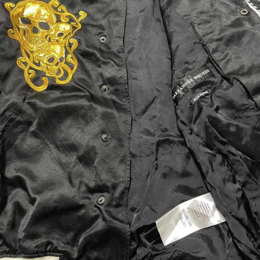 アレキサンダーマックイーン スカル柄スカジャン アレキサンダーマックイーン スカル柄スカジャン