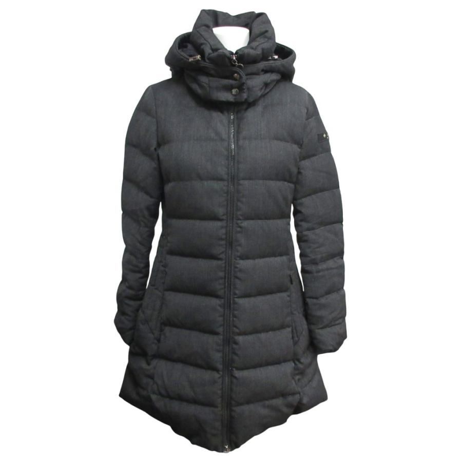 【中古】タトラス TATRAS ポリテアマ ウール フーデッド ダウンコート ダウンジャケット 3 グレー LTA7TM4425 タトラス TATRAS ポリテアマ ウール フーデッド ダウンコート ダウン