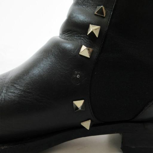 ヴァレンティノ ガラヴァーニ スタッズ サイドゴアブーツ 36.5 レザー ヴァレンティノ ガラヴァーニ VALENTINO GARAVANI ロックスタッズ