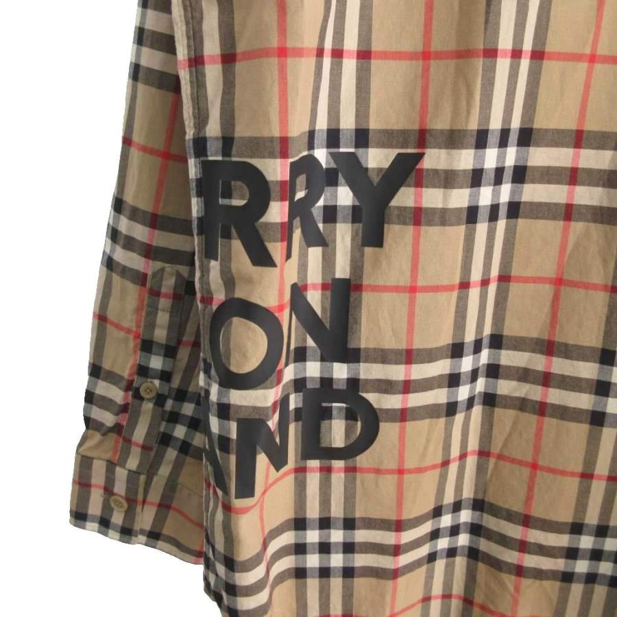 BURBERRY（バーバリー） 美品 ロゴプリントコットンチェックオーバー