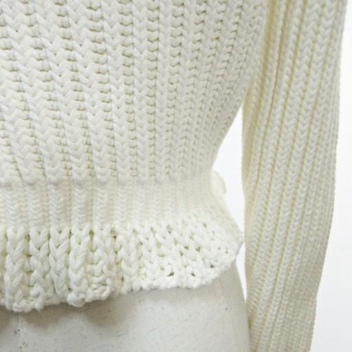 miu miu（ミュウミュウ） miumiu 2019 クロップドニット 長袖 コットン