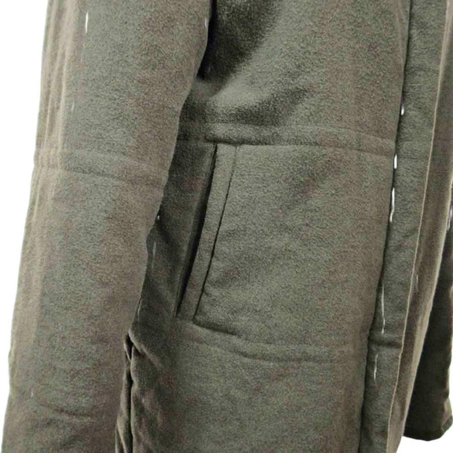 【中古】シャネル CHANEL 99A P13881 モヘアウールフーデッドダウンコート ジャケット 38 カーキ 緑 1203 ■MNK3 CHANEL（シャネル） CHANEL 99A P13881 モヘアウールフーデッドダウン