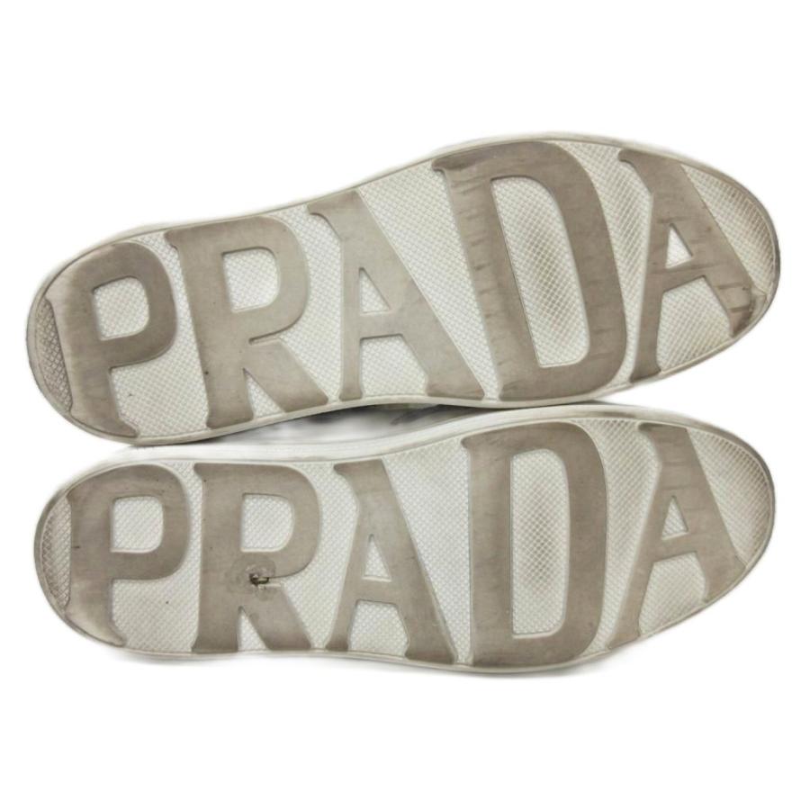 PRADA（プラダ） PRADA 1E319L ハート ワッペンスタッズ スニーカー