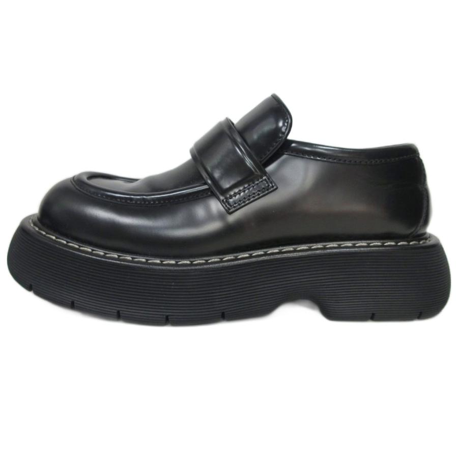 ボッテガ・ヴェネタ 黒革靴 29cm BOTTEGA VENETA（ボッテガ・ヴェネタ） BOTTEGA VENETA SWELL LOAFERS