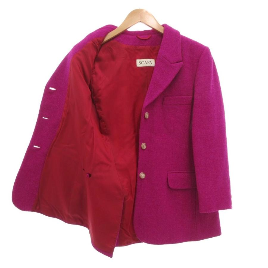 スキャパ SCAPA Harris Tweed ハリスツイード セットアップ ジャケット 