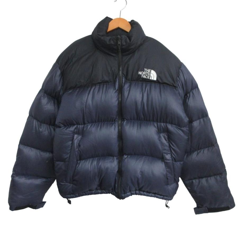 【中古】ザノースフェイス THE NORTH FACE NUPTSE ヌプシ ダウンジャケット L 紺 ネイビー F004AM IBO86 メンズ THE NORTH FACE（ザ ノースフェイス） THE NORTH FACE NUPTSE ヌプシ