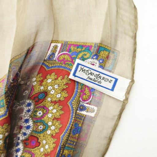 Saint Laurent SS15 ビーズ　スカーフ　ストール HERMES（エルメス） サンローラン スカーフ SAINT LAURENT ショール