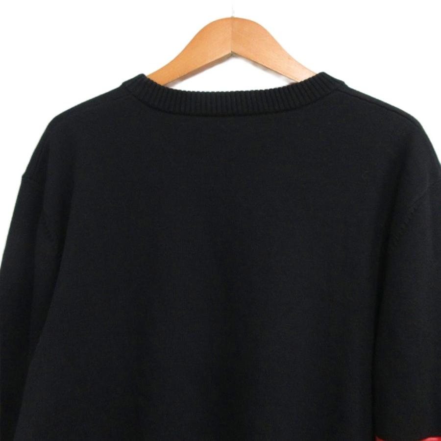 【ピグモンさん専用】ディーゼル DIESEL ニットセーター ブラック　厚手　2 DIESEL（ディーゼル） カラーバー ニット セーター 長袖 黒 ブラック