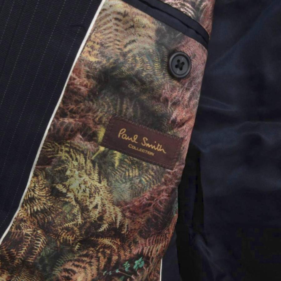 【中古】ポールスミス 最高級 ゼニア トラベラーズ スーツ スーパーファインウール シングル 2B M ネイビー IBO86 Paul Smith（ポール・スミス） 最高級 ゼニア トラベラーズ スーツ