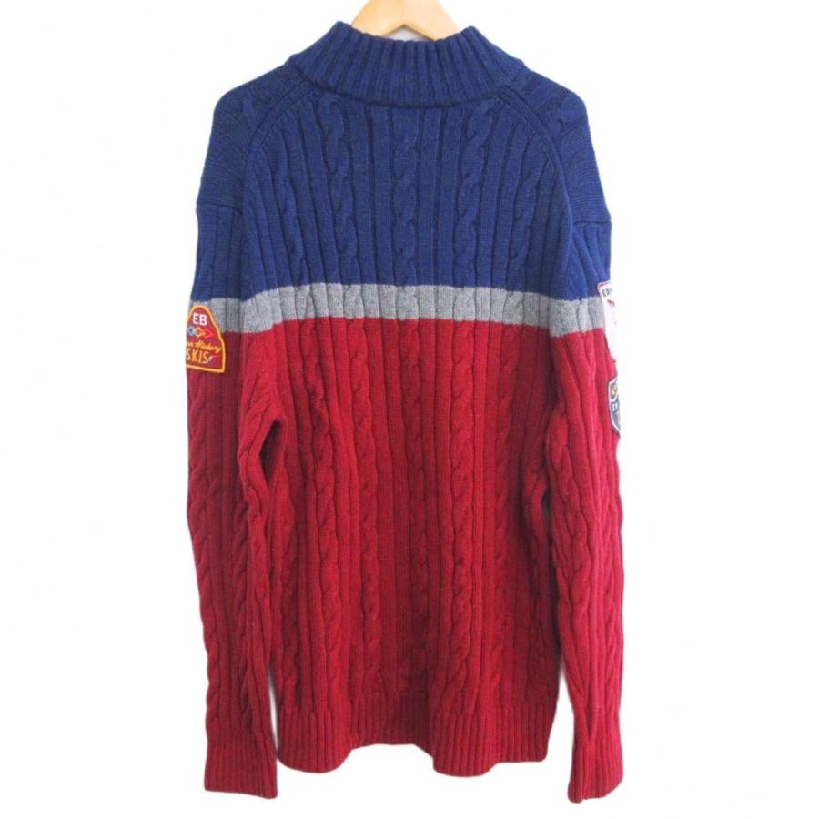 C.E cavempt ニット セーター 赤青 C.E cavempt ニット セーター 赤青