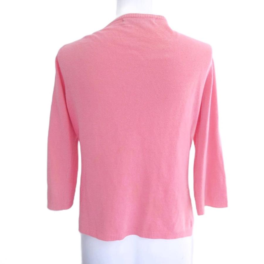 【美品】ケイタマルヤマ　花柄　刺繍　ニットカーディガン サイズ2 黒 美品】ケイタマルヤマ 花柄 刺繍 ニットカーディガン サイズ2 黒 美品