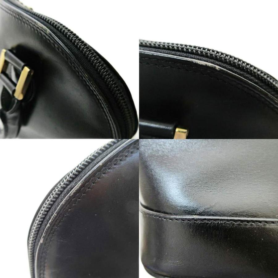カランダッシュ CARANdACHE レザー ハンドバッグ ゴールド金具 