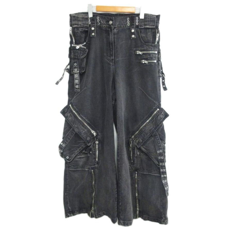 ノーフェイススタジオ NO FAITH STUDIOS 美品 23AW DENIM CARGO PANTS