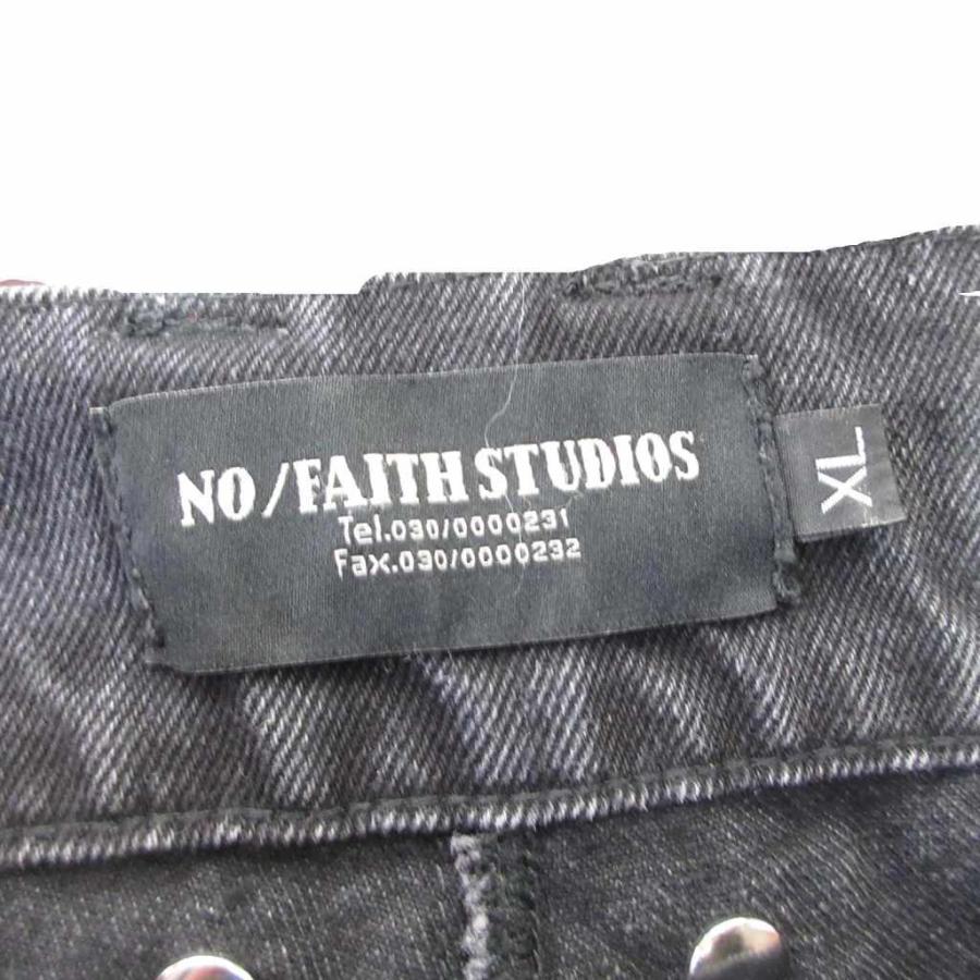ノーフェイススタジオ NO FAITH STUDIOS 美品 23AW DENIM CARGO PANTS
