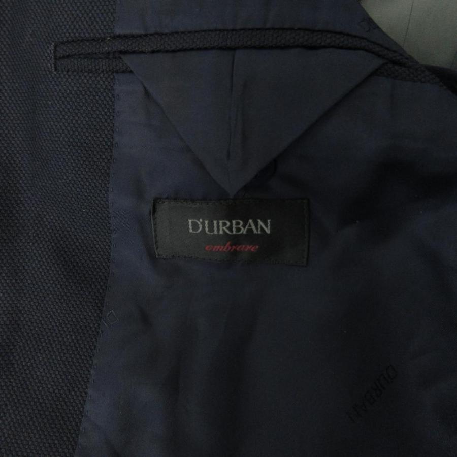 ダーバン DURBAN 美品 テーラードジャケット ブレザー シェルボタン 紺