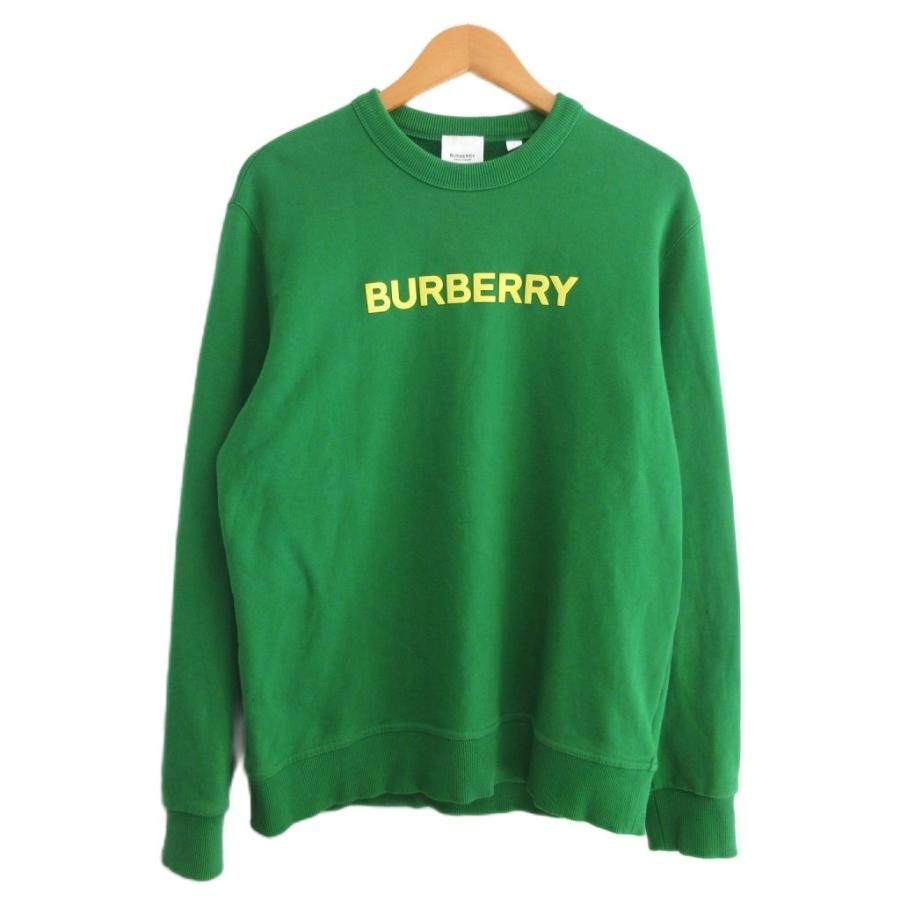 【新品タグ付き】BURBERRY バーバリー　現行タグ　梨　ロゴ　スウェット BURBERRY（バーバリー） 美品 ロゴプリント トレーナー スウェット