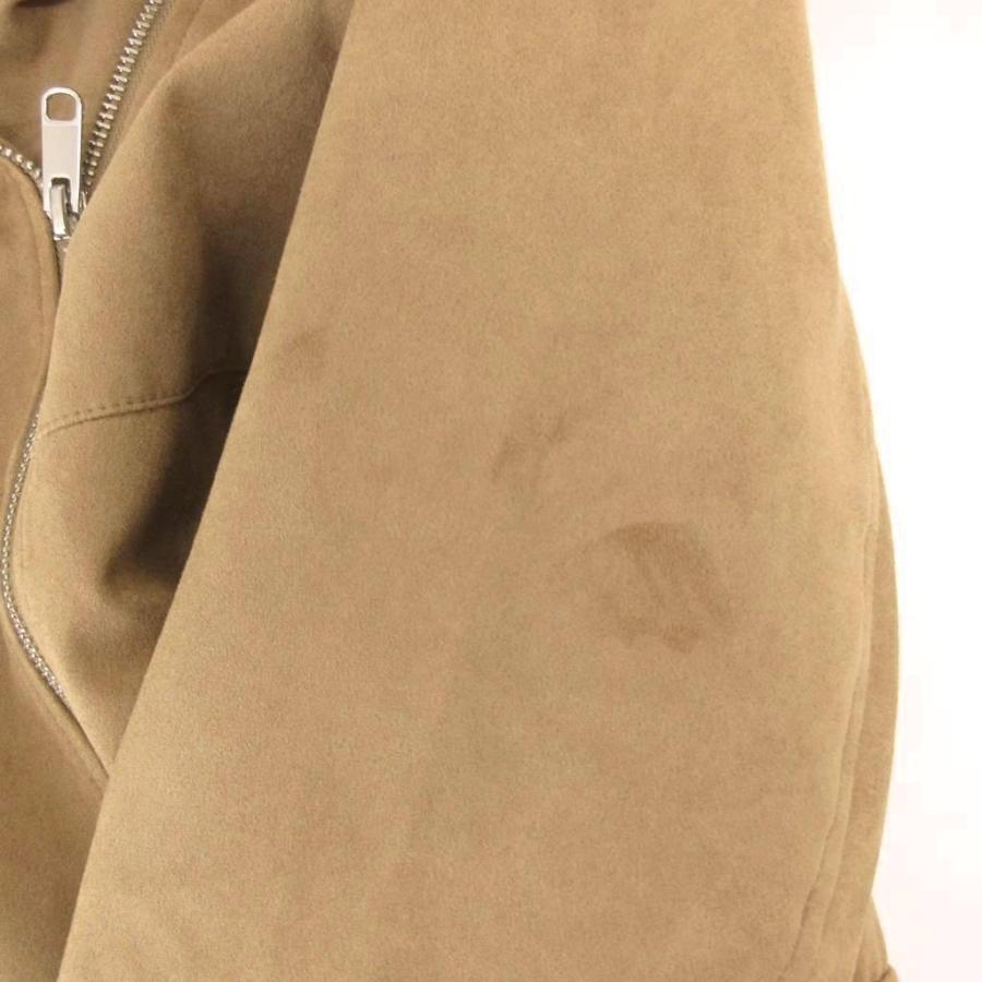 ZARA（ザラ） スエード風バイカージャケット ライダース フェイク