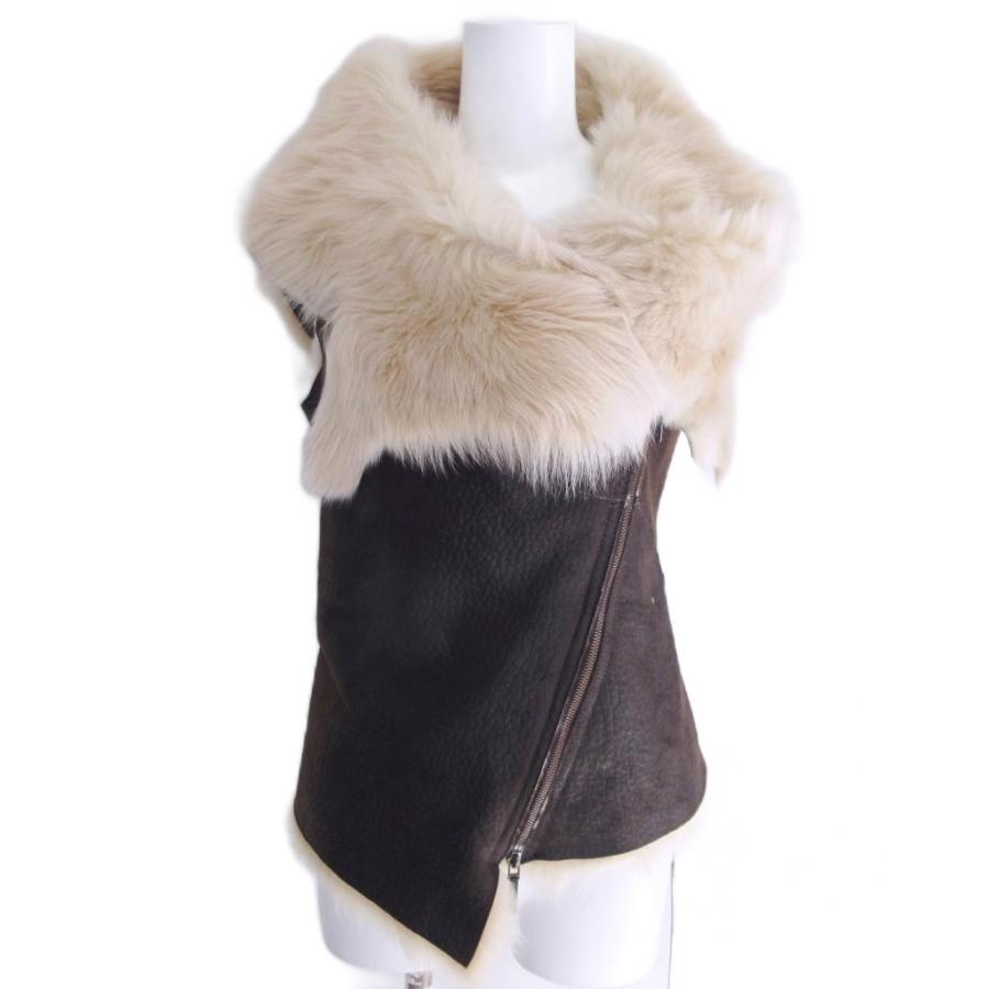 未使用品 カールドノヒュー KARL DONOGHUE タグ付 ムートンベスト