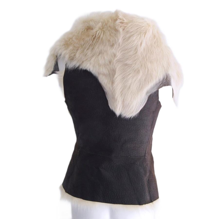 未使用品 カールドノヒュー KARL DONOGHUE タグ付 ムートンベスト