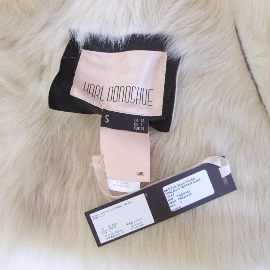 未使用品 カールドノヒュー KARL DONOGHUE タグ付 ムートンベスト