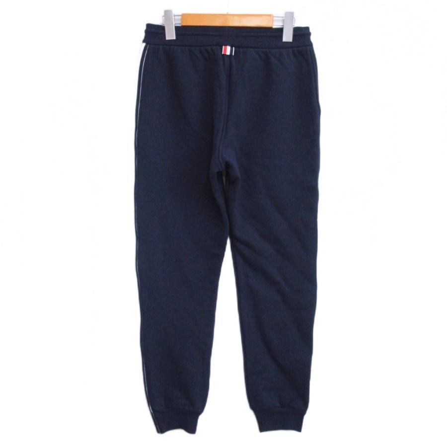 THOM BROWNE ステッチ ワークパンツ ネイビー 40サイズ 未使用品 トムブラウン THOM BROWNE タグ付 スウェット ジョガーパンツ