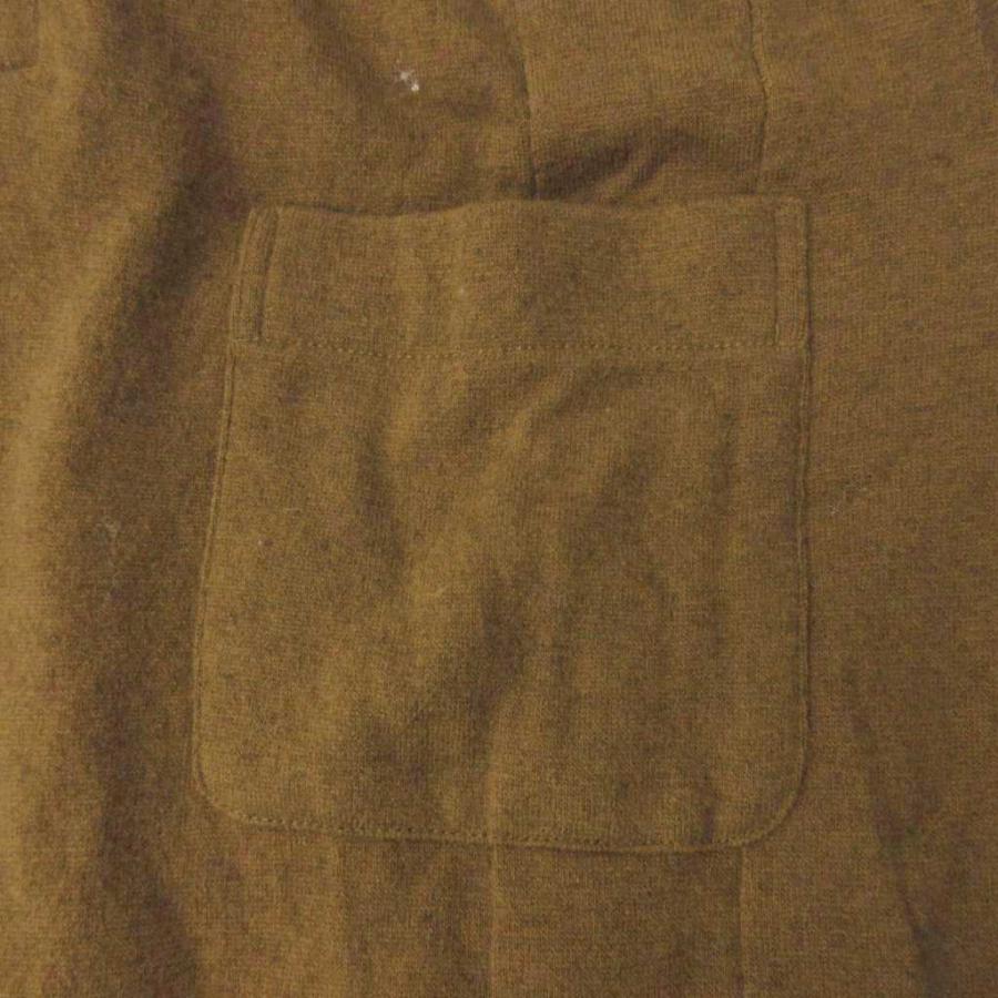 コムデギャルソンオムプリュス COMME des GARCONS HOMME PLUS AD1995 田中オム ニットポロ セーター ウール 長袖 茶 ブラウン 0128