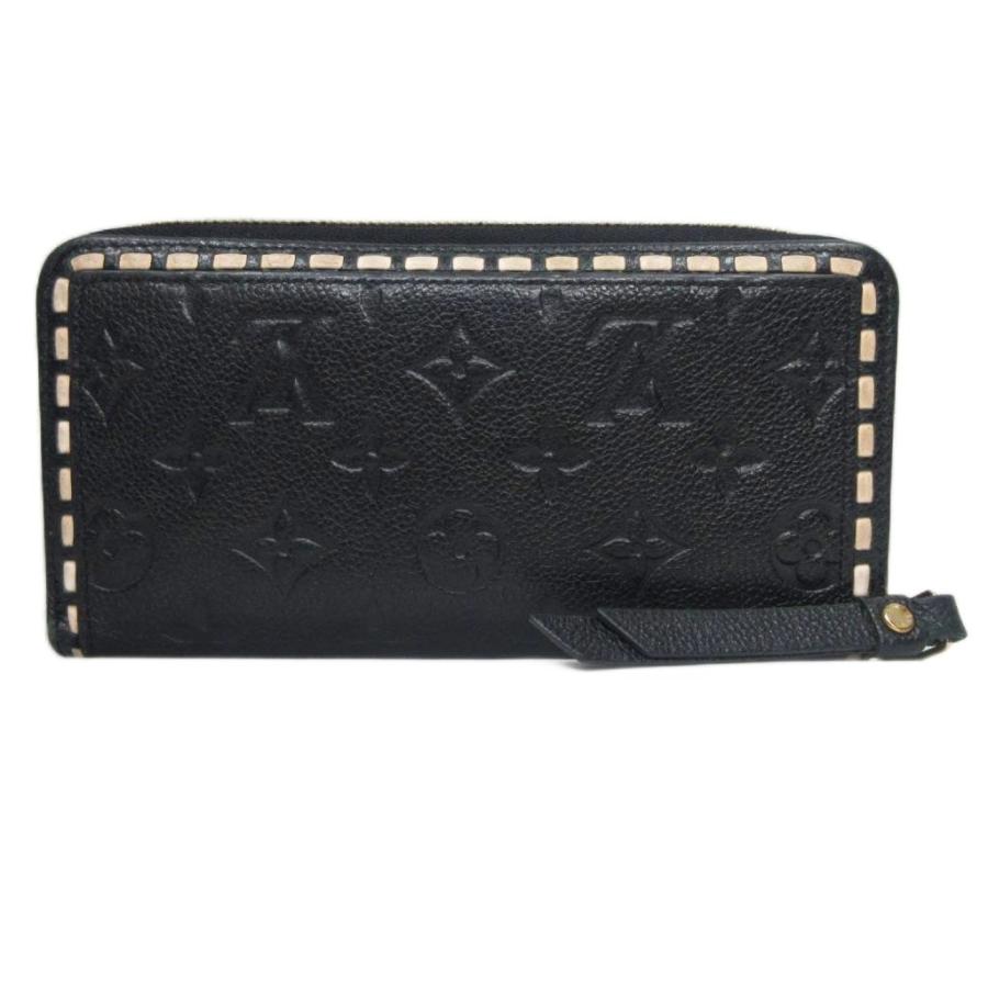 美品★ルイヴィトン モノグラム アンプラント ジッピーウォレット 黒 長財布 LOUIS VUITTON（ルイ・ヴィトン） モノグラム アンプラント ジッピー