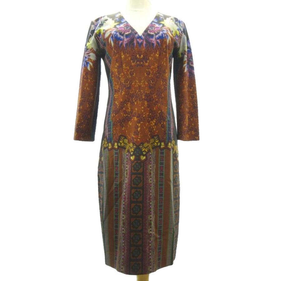 ETRO（エトロ） 美品 花柄 ワンピース スカート ストレッチ有り