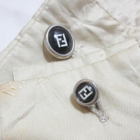 FENDI（フェンディ） jeans ズッカ ロゴ 総柄 シルクシャツ ブラウス