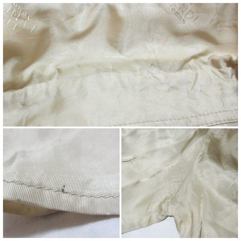 FENDI（フェンディ） jeans ズッカ ロゴ 総柄 シルクシャツ ブラウス