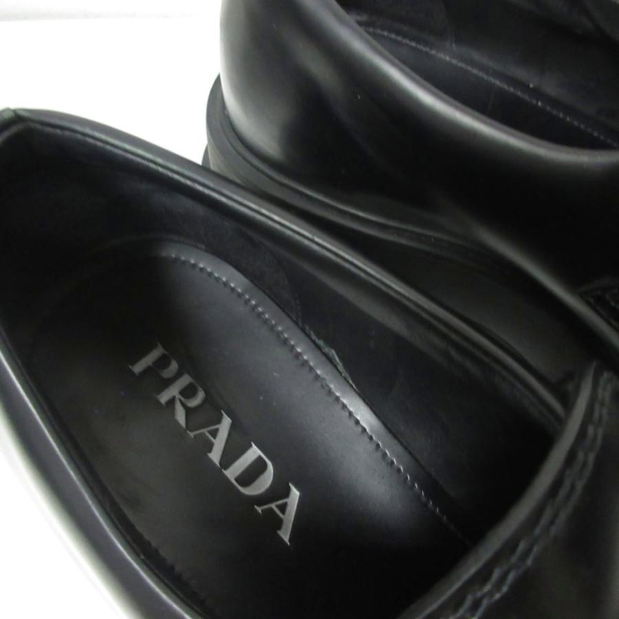 PRADA（プラダ） PRADA 25SS モノリス ブラッシュドレザー ローファー