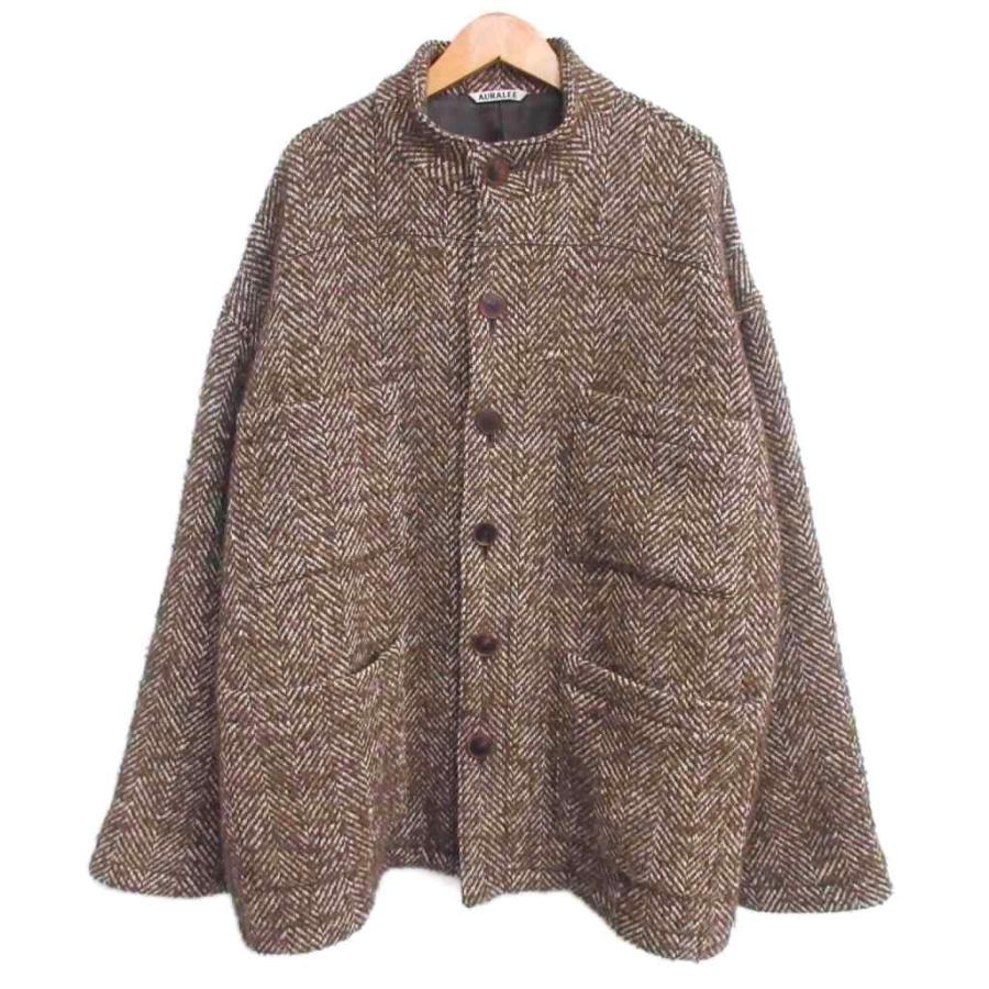 オーラリー AURALEE 22AW WOOL ALPACA SHORT BLOUSON ウールアルパカ 