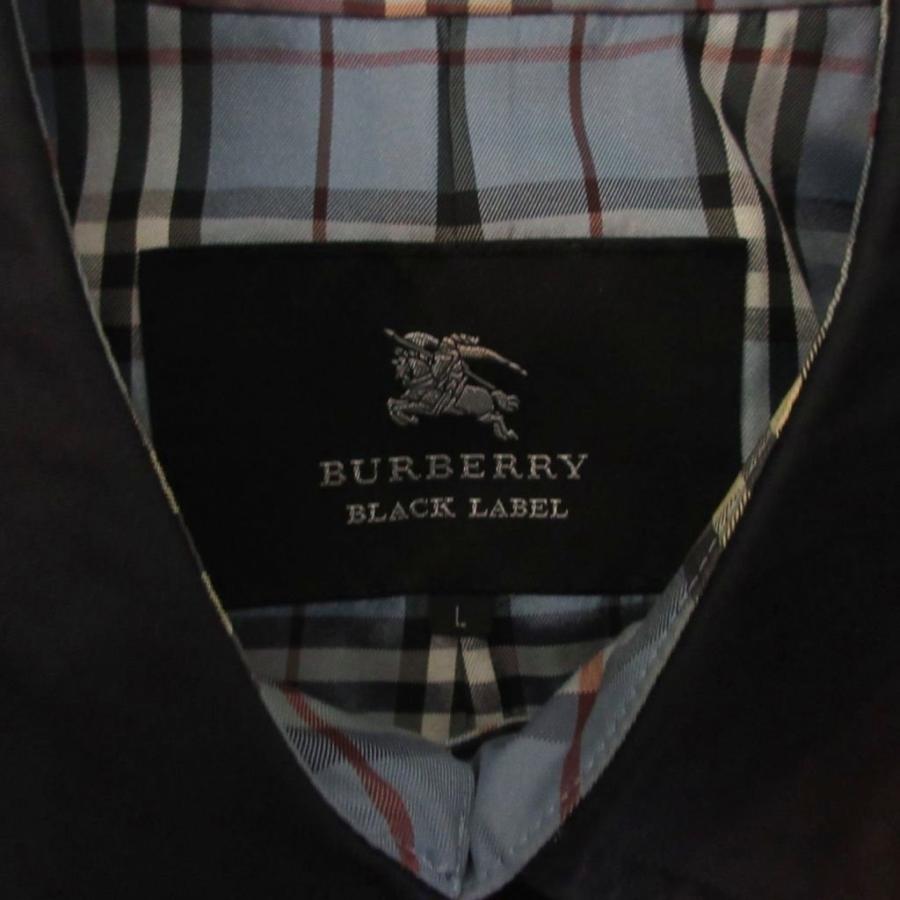 美品 BURBERRY BLACK LABEL ステンカラーコート チェック柄 BURBERRY BLACK LABEL（バーバリーブラックレーベル） ステンカラー