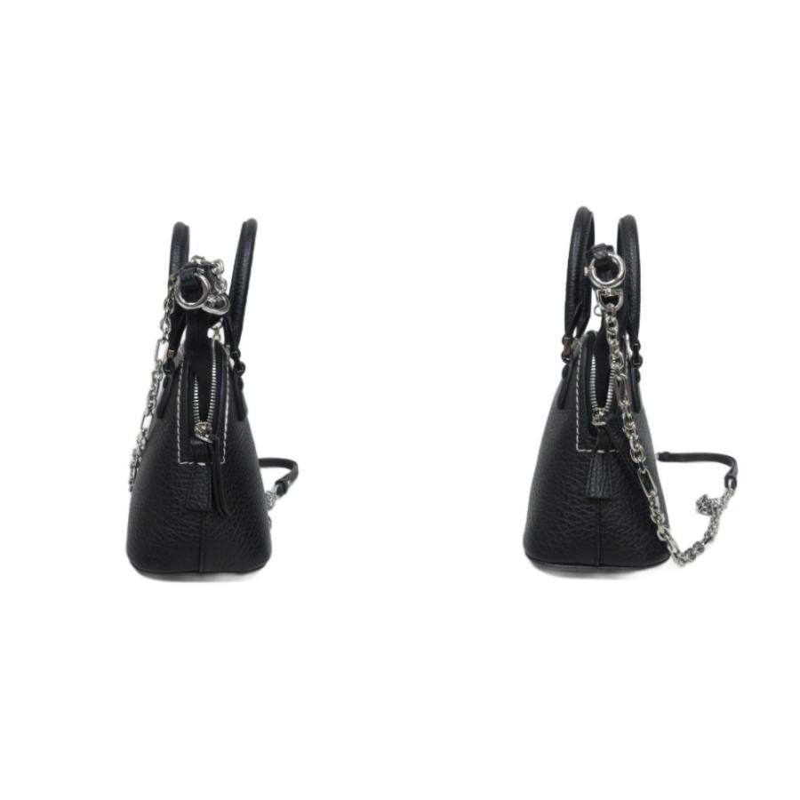 メゾンマルジェラ　ショルダーバッグ　5AC チェーン　マイクロ　ブラック　レザー メゾンマルジェラ 11 Maison Margiela 5AC マイクロ チェーン