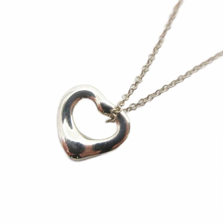 ティファニー TIFFANY & CO. オープンハート ネックレス シルバー AG