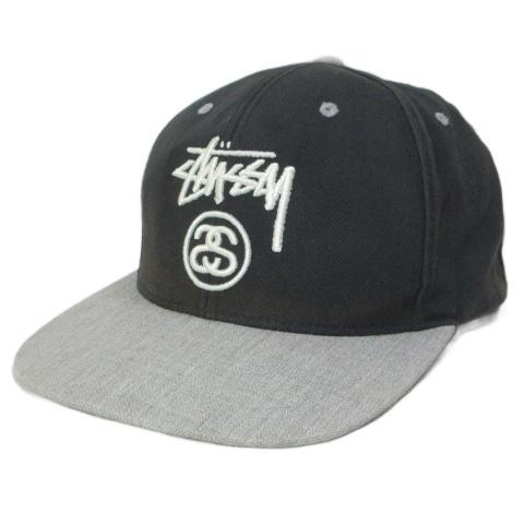 Stussy キャップ　ツートン STUSSY（ステューシー） ツートン ベースボールキャップ 帽子 ロゴ刺