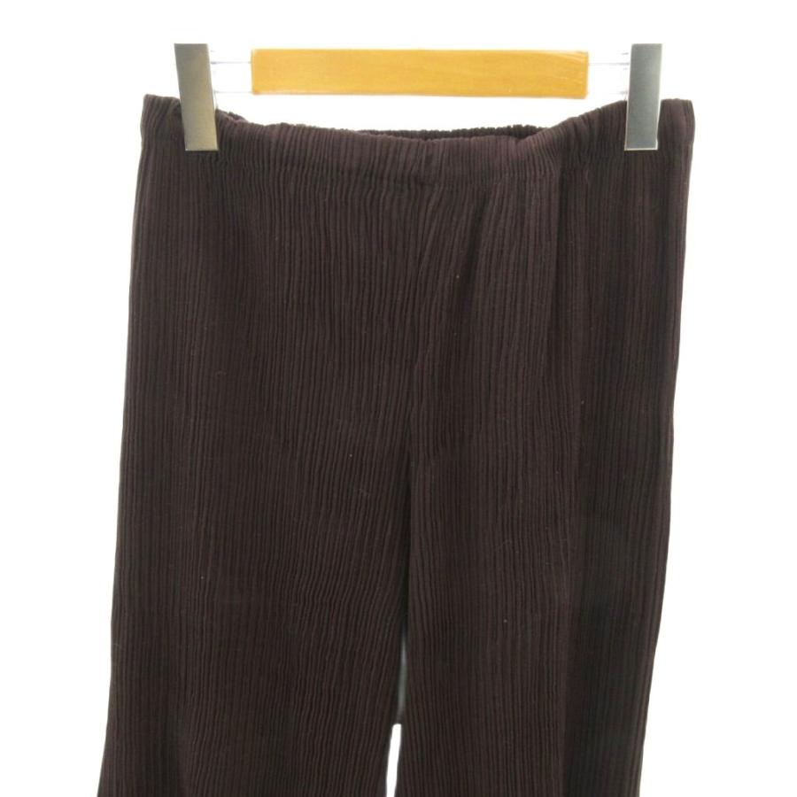ISSEY MIYAKE（イッセイミヤケ） プリーツ ワイドパンツ ハイウエスト