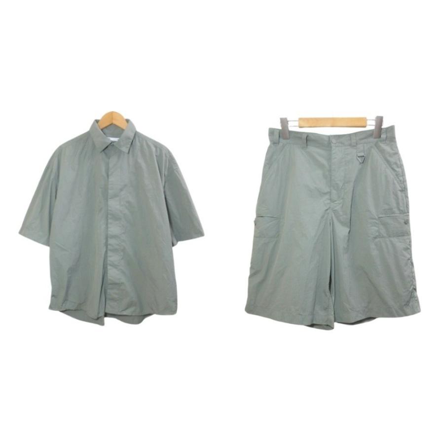 ZARA（ザラ） セットアップ シャツ ハーフパンツ 半袖 ナイロン S 175