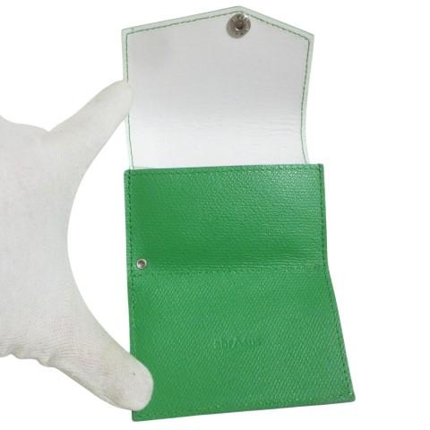 アブラサス AbrAsus 小さい財布 三つ折り レザー 小銭入れあり 緑 other - アブラサス AbrAsus 小さい財布 三つ折り レザー 小銭入れあり