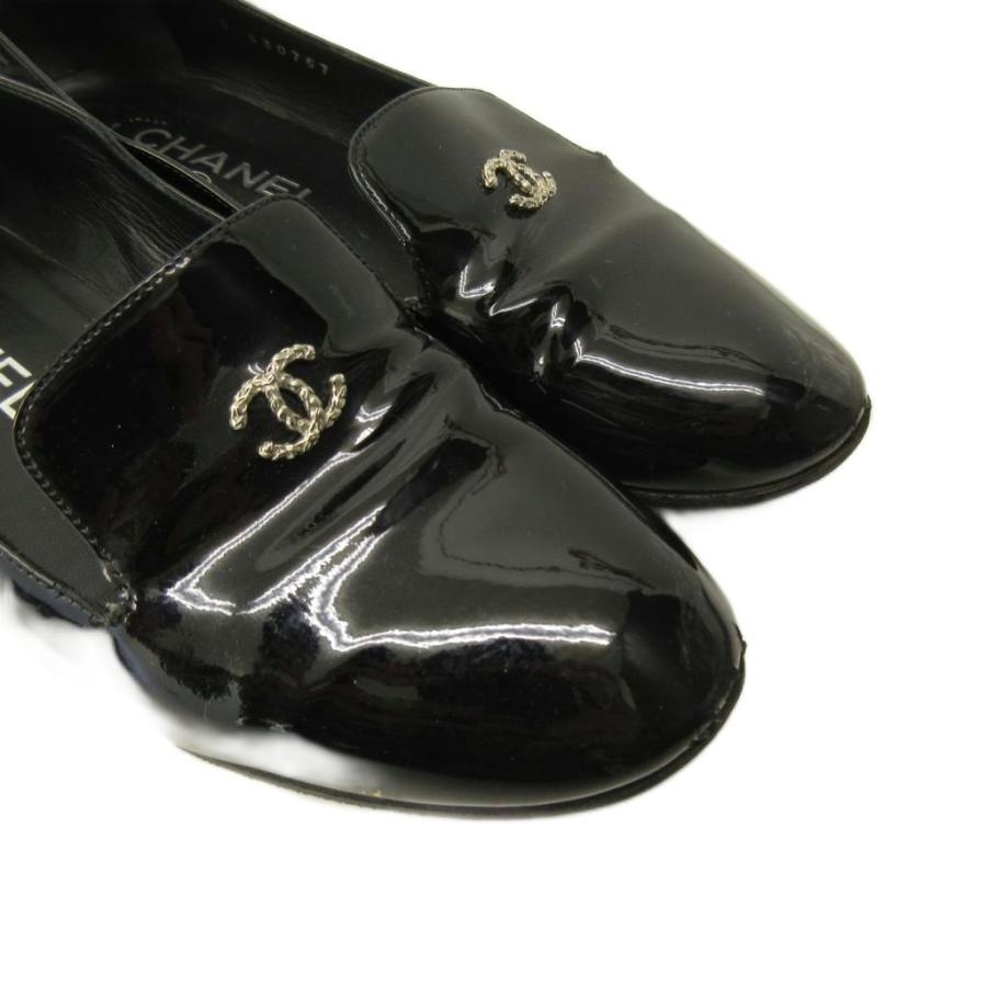CHANEL（シャネル） オペラシューズ パール 装飾 ココマーク パテント