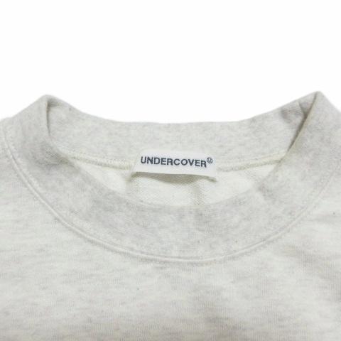 アンダーカバー スウェットシャツ トレーナー ドッキング プルオーバー 長袖 チェック クルーネック ドロップショルダー 1 S相当