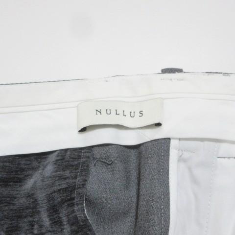NULLS ヌルス 美品 25AW QUILL PEN TAILORED TROUSER スラックス