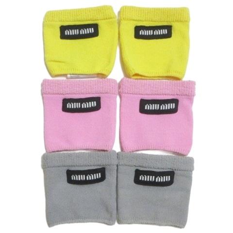 miu miu（ミュウミュウ） 未使用品 ビスコースソックス 靴下 アーム