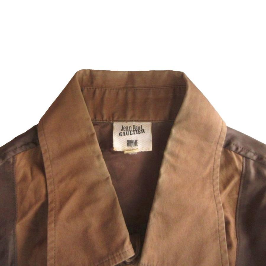 ジャンポールゴルチエ オム Jean Paul GAULTIER HOMME シャツ 48 茶色
