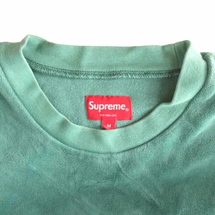 Supreme（シュプリーム） パイルスウェット トレーナー M 緑 グリーン 