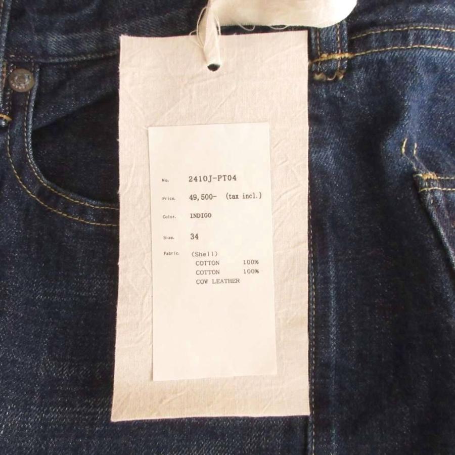 未使用品 オールドジョー OLDJOE タグ付き 24SS FIVE POCKET JEAN TROUSER "980" デニム ジーンズ INDIGO パンツ 34 /HW■BL4 メンズ_6