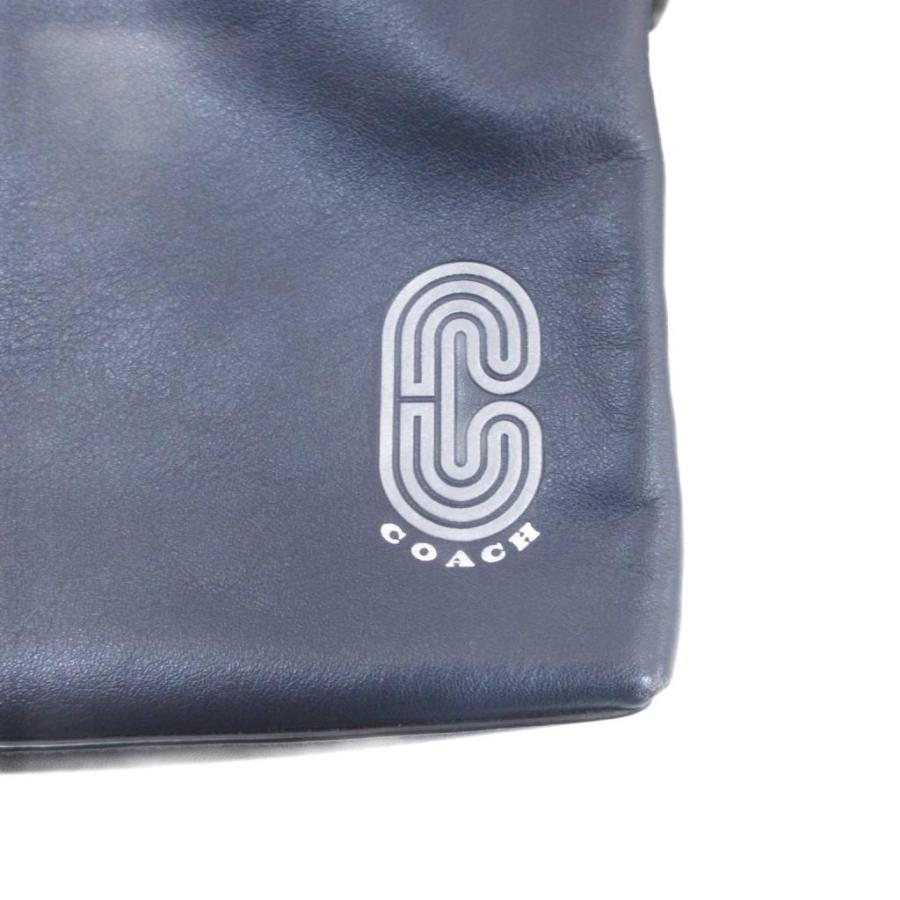 COACH（コーチ） レザー メッセンジャーバッグ ネイビー 89915 ロゴ/HW