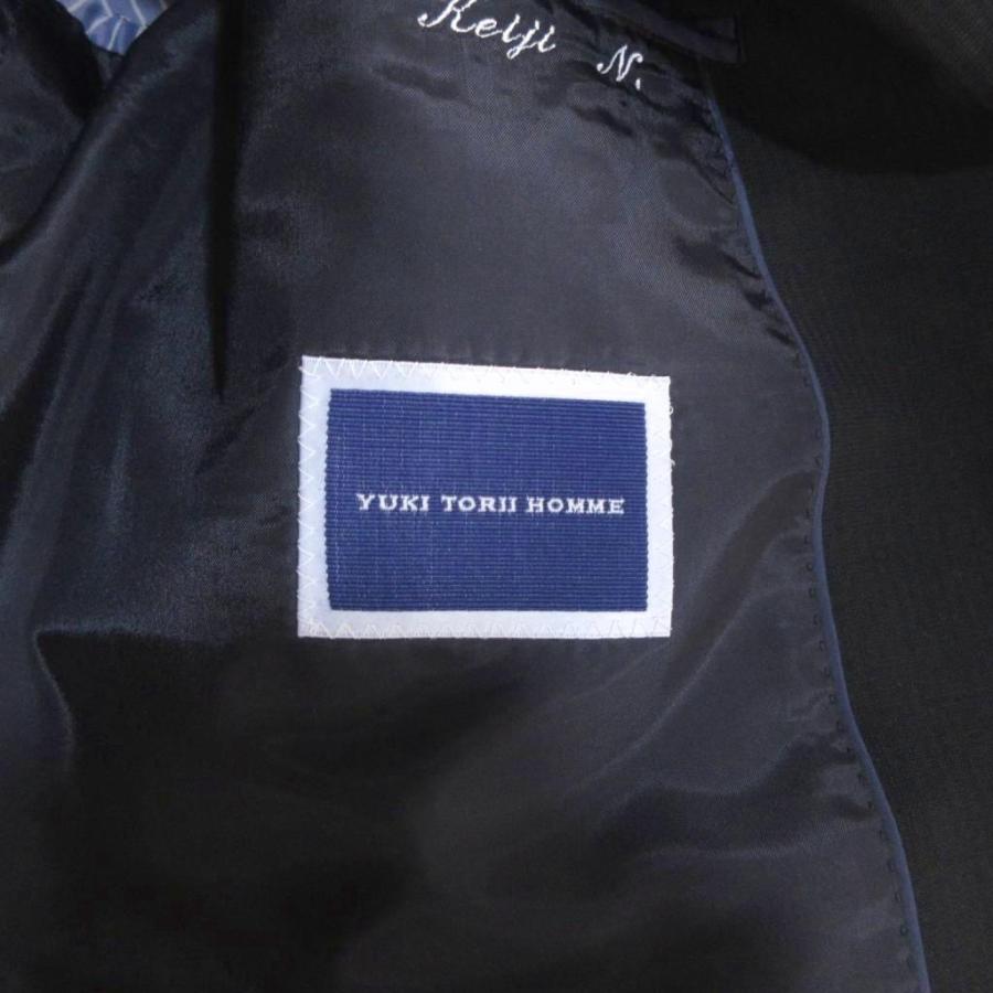 ユキトリイ YUKI TORII homme 美品 スーツ セットアップ フォーマル 黒 